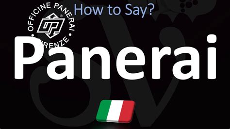 how to pronounce panerai watch.